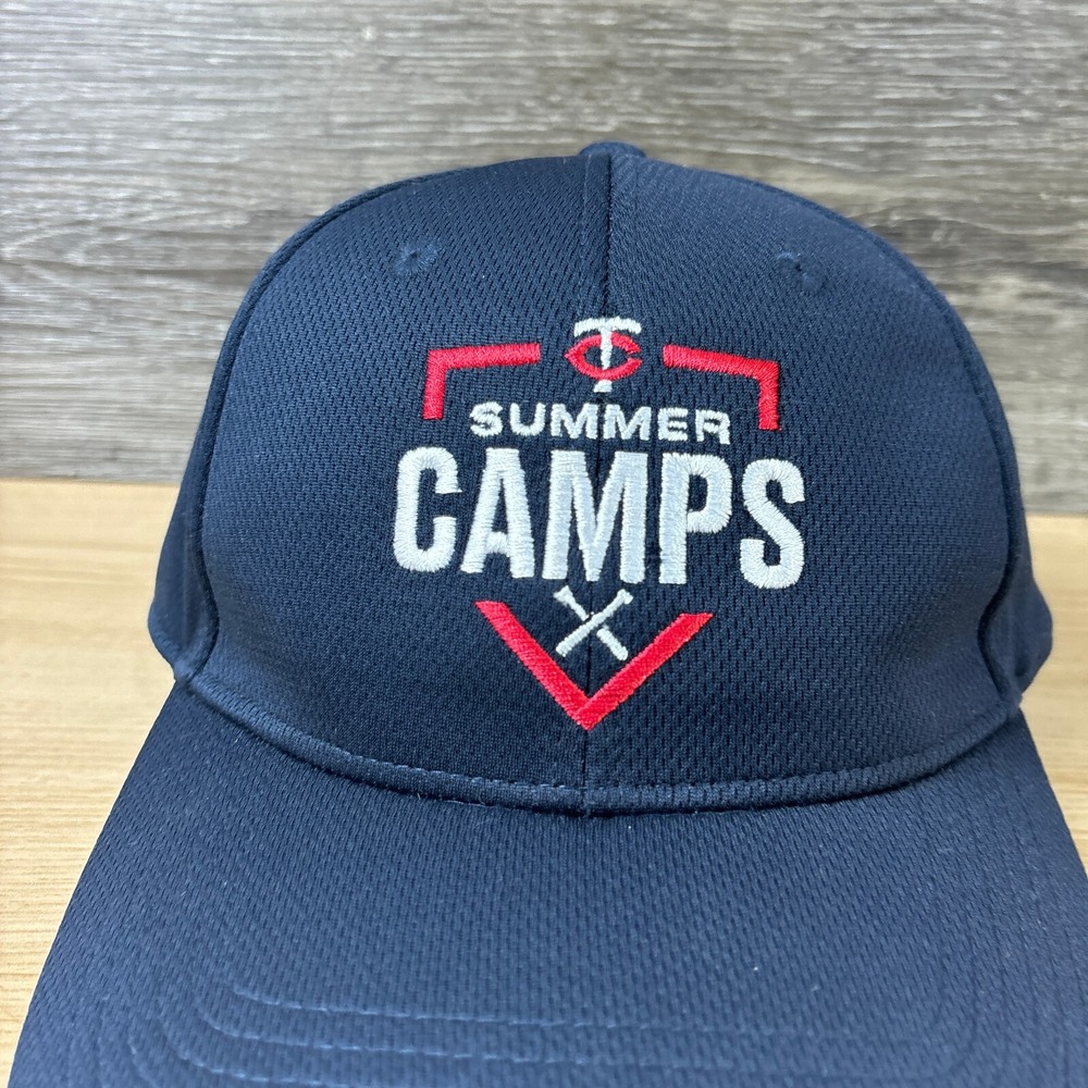 Minnesota Twins Hat Cap Strap Back Blue Baseball Camps MLB Baseball - Picture 2 of 9